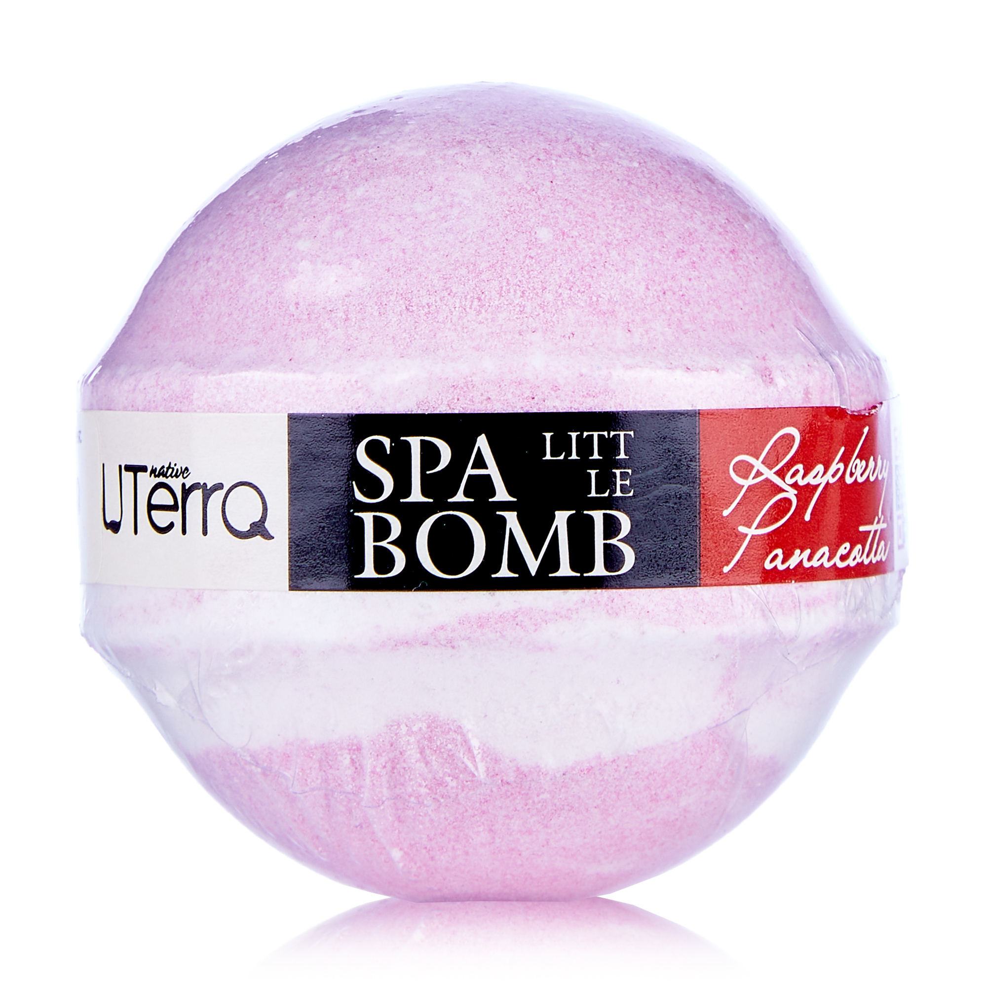 Бомба для ванни UTerra Native Raspberry Panacotta, 75 г